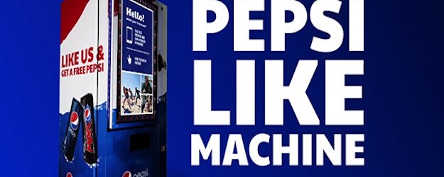New Pepsi Vending Machine Takes Facebook Likes, Not Money